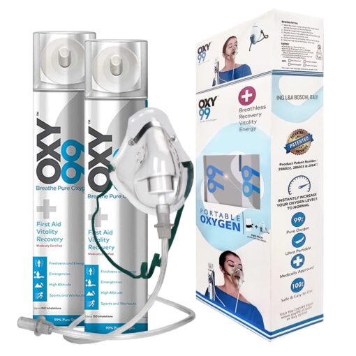 Buy OXY99 Portable Oxygen Cylinder - 2 Pack (12 liter) Online