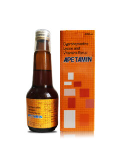 Apetamin Syrup - Cyproheptadine Lysine and Vitamins Syrop 200 ml