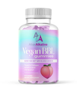 AharAlkaline Vegan BBL Gummies - Elevate your Booty with Delicious Goodness - Supports Collagen Growth in Glute and Hip Area