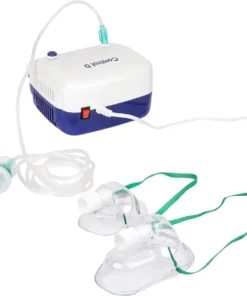 Buy Control D Blue & White Compressor Complete Kit Nebulizer with Child and Adult Masks Online