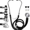 Buy Primacare DS-9298 Black Medical Clock Stethoscope Online at medicine cabinate