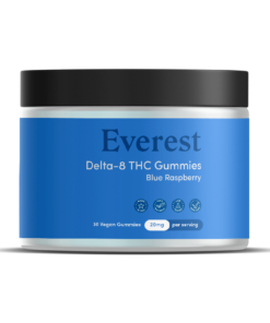 Everest Delta-8 THC Gummies Blue Raspberry